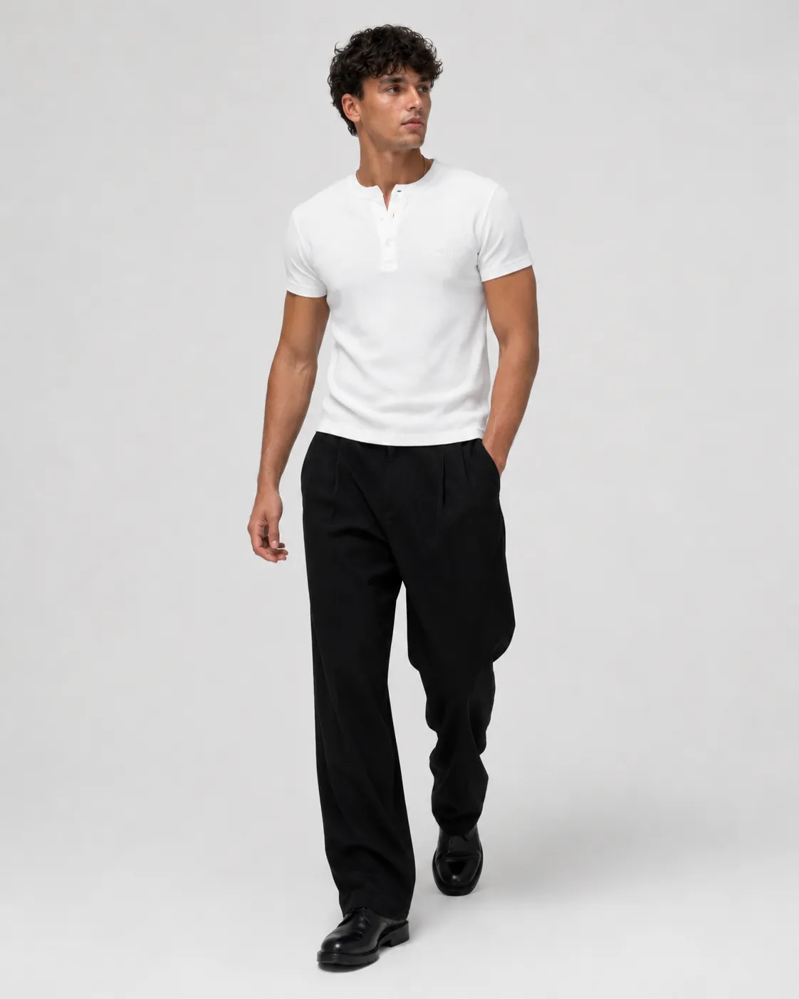 Lorént Clothing lookbook outfit 1, Aurelio white