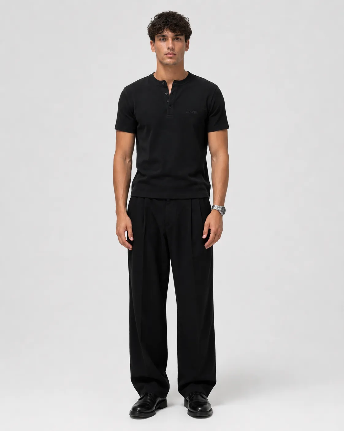 Lorént Clothing lookbook outfit 2, Aurelio black