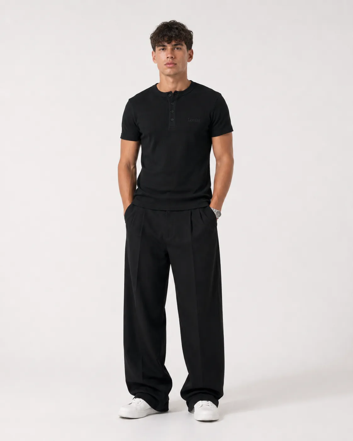 Lorént Clothing lookbook outfit 9, Aurelio black