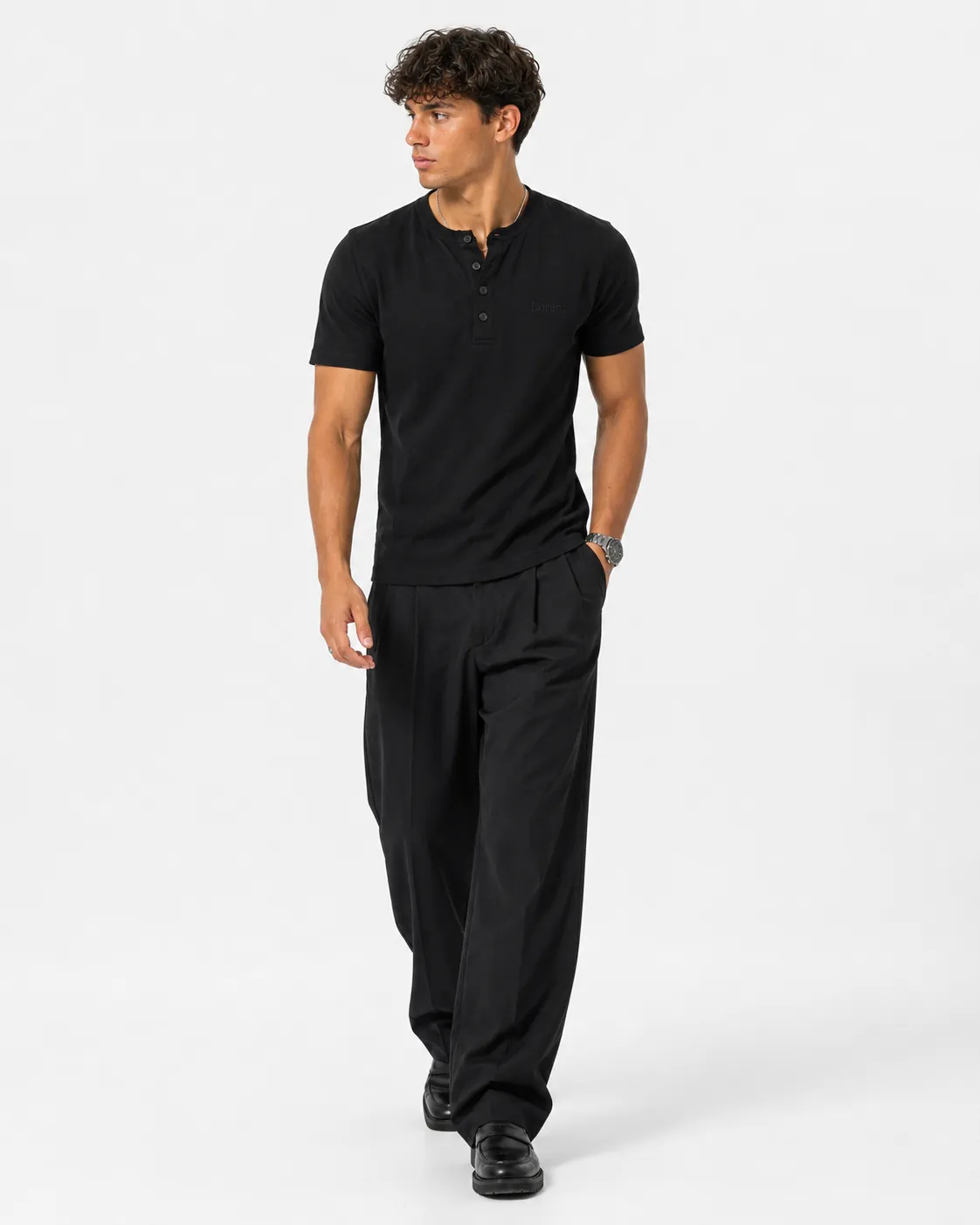Lorént Clothing lookbook outfit 15, Aurelio black