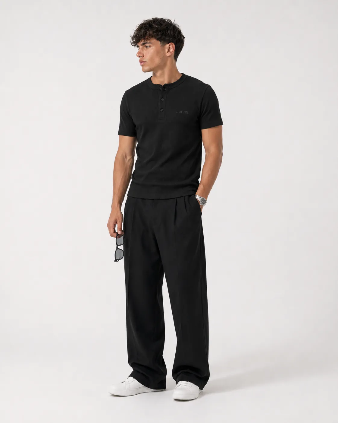 Lorént Clothing lookbook outfit 21, Aurelio black