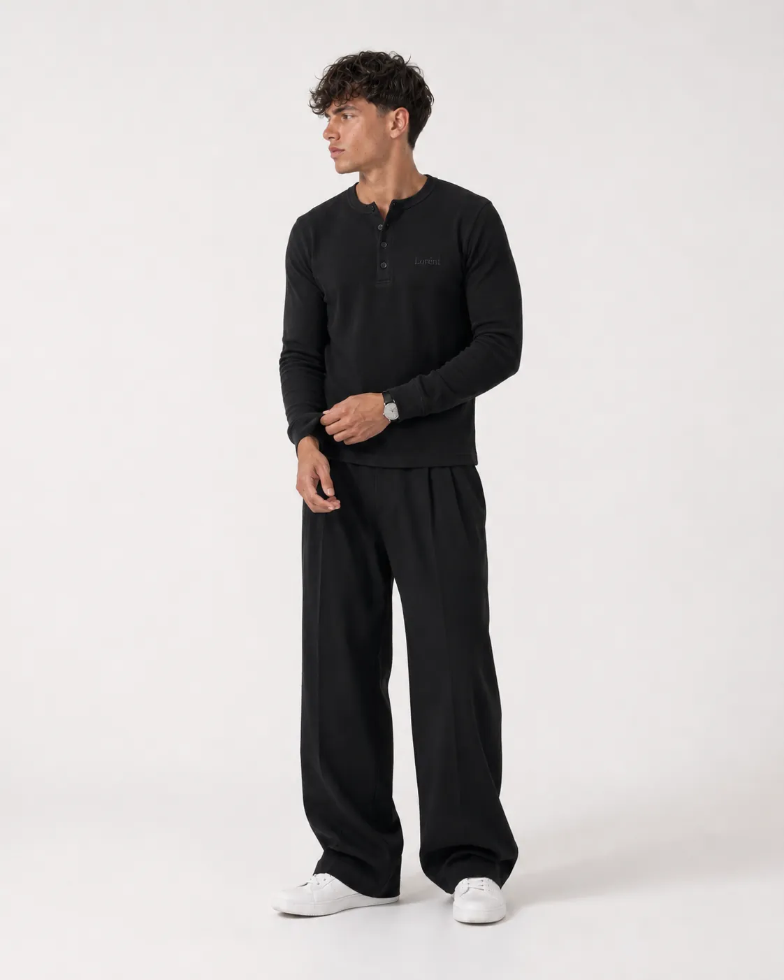 Lorént Clothing lookbook outfit 24, Matteo black
